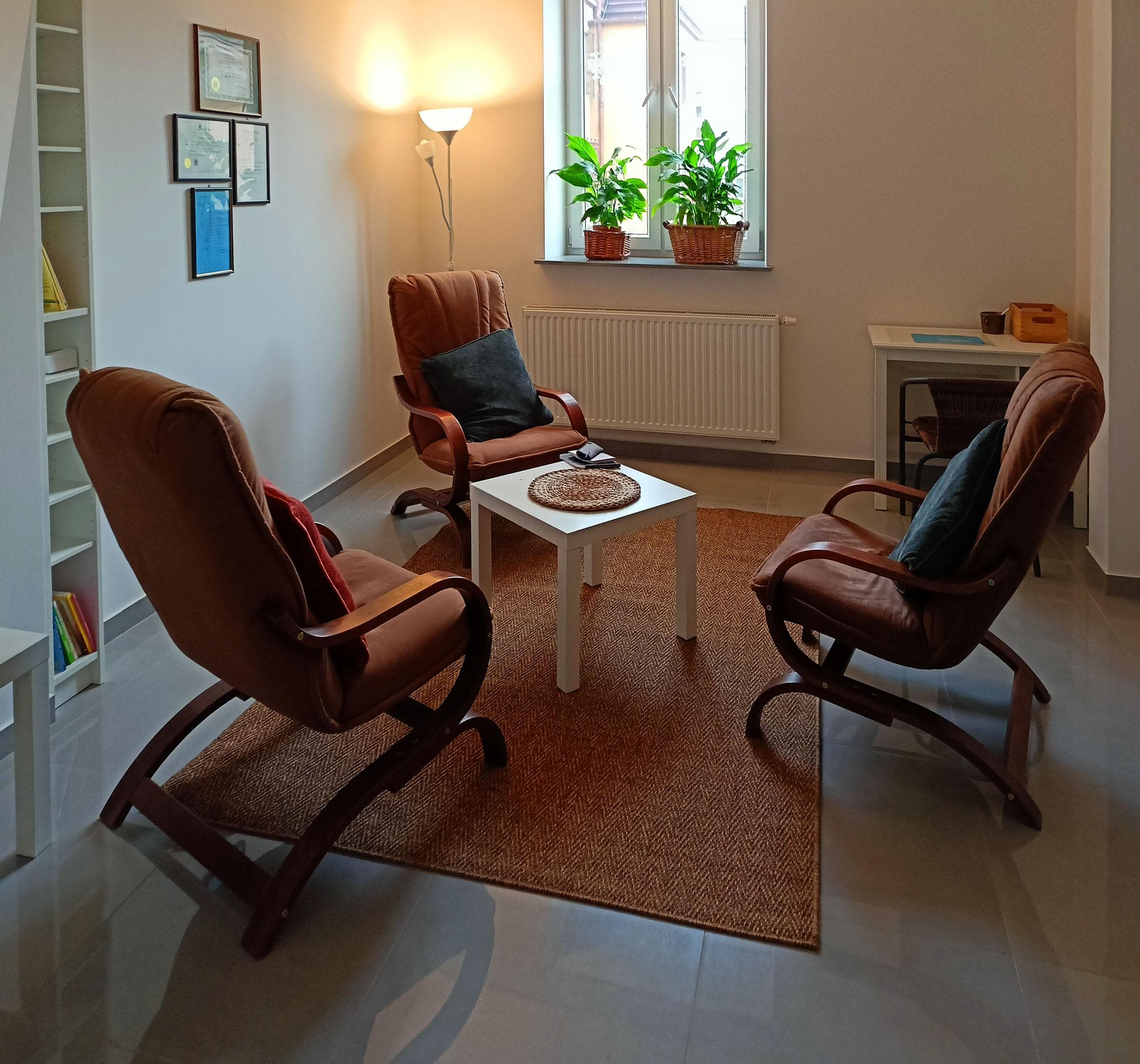 Zdjęcie przedstawiające gabinet psychologiczny